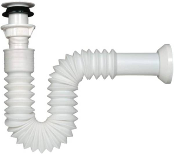 8269 RUGO - Trampa para lavabo flexible sin registro polipropileno 28ptf Rugo