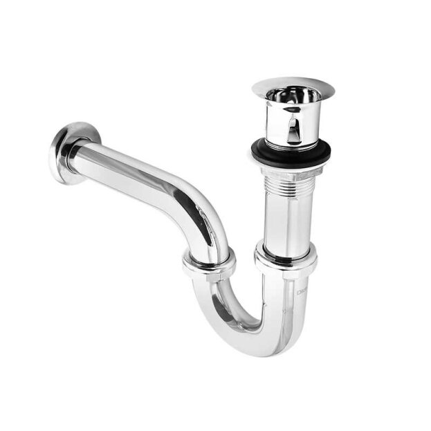 8270 DICA - Trampa para lavabo rigida laton cromo sin registro 4207 Dica