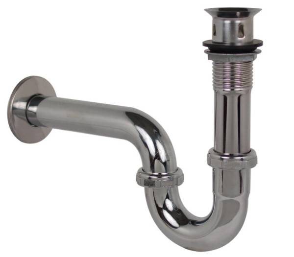 8271 RUGO - Trampa para lavabo rigida con contra cromado laton 29b Rugo
