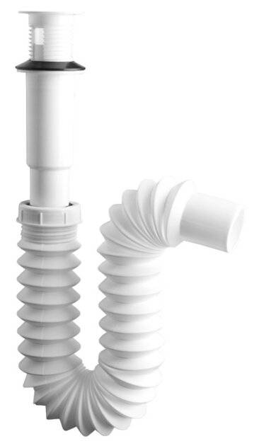 8278 FLEXIMATIC - Trampa para lavabo flexible PVC sin contra tipo p 2235 Fleximatic