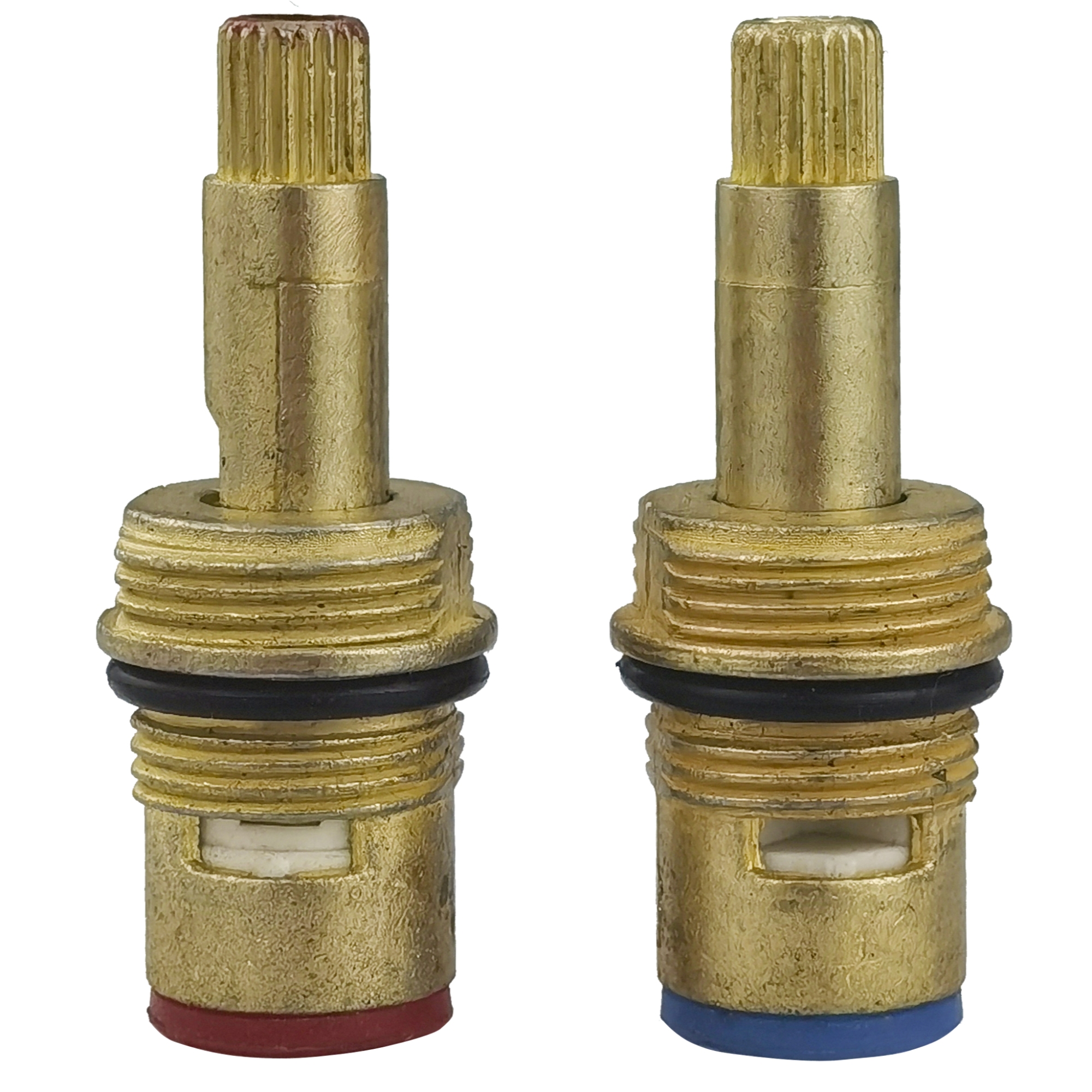 283791 VIANTI - Cartucho ceramico metal estria fina 1/4 de vuelta largo con 2pz Vianti