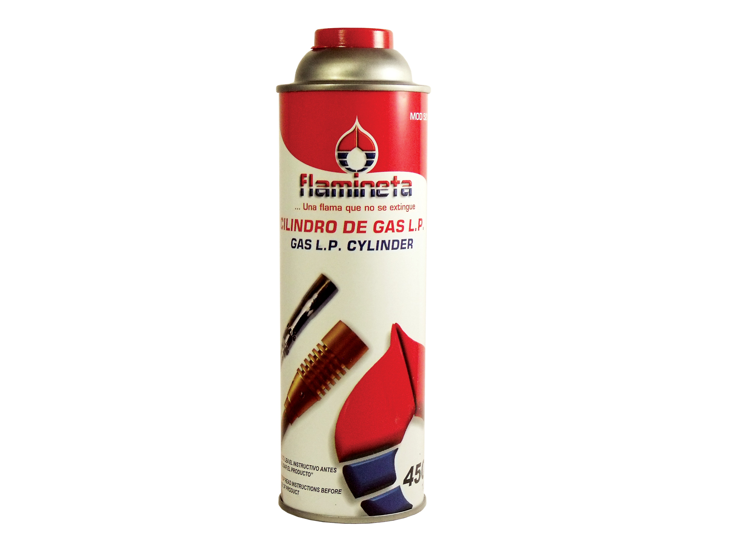 7978 FLAMINETA - Tanque de gas desechable 275gr roscable Flamineta