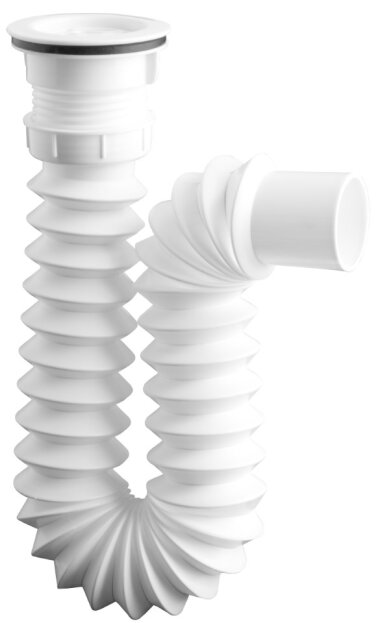 8264 FLEXIMATIC - Trampa para fregadero flexible PVC sin contra 2233 Fleximatic