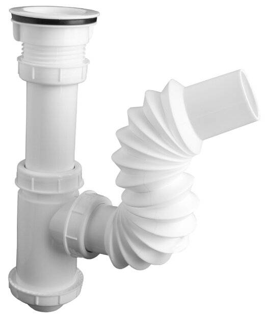 8265 FLEXIMATIC - Trampa para fregadero flexible PVC sin contra ch 2287 Fleximatic