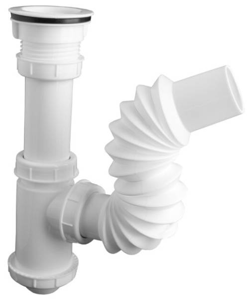 8265 FLEXIMATIC - Trampa para fregadero flexible PVC sin contra ch 2287 Fleximatic